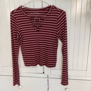 Hollister must have collection long sleeve striped